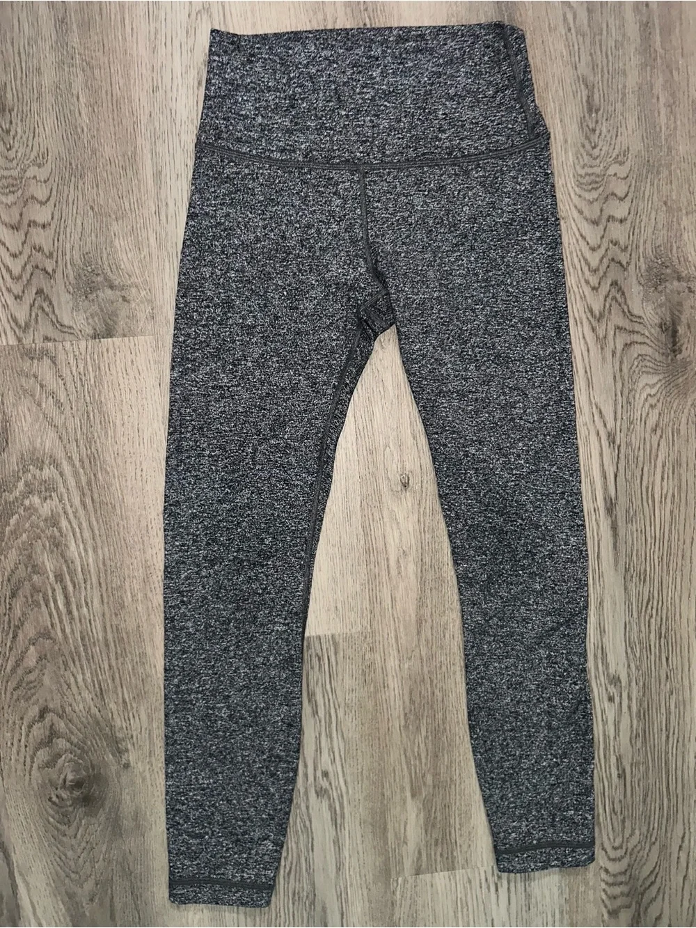 lululemon athletica Women's High-Rise Black & Gray Speckled Leggings